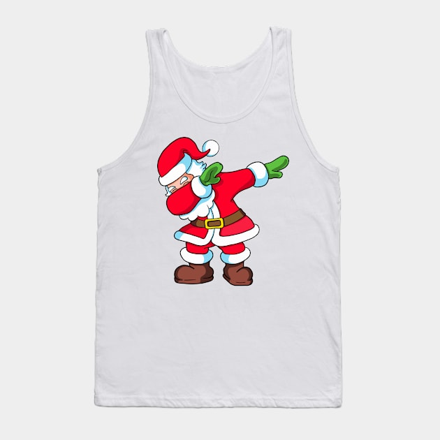 Dabbing Santa Tank Top by tabslabred